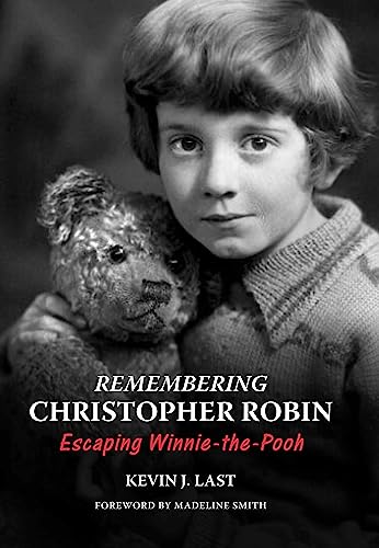 Vintage photo of a boy with a teddy bear, book cover text.