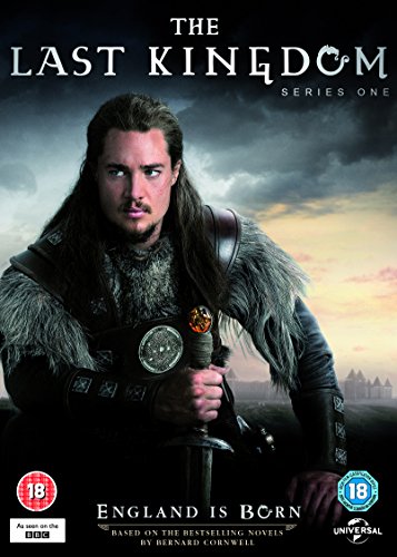 DVD cover of "The Last Kingdom" Season 1 featuring a warrior in armor.