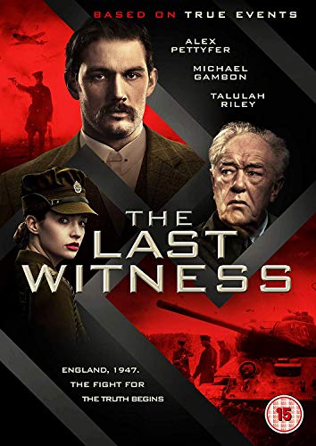 DVD cover for "The Last Witness" featuring Alex Pettyfer and Michael Gambon.