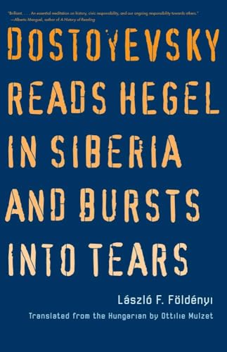 Book cover with large, stacked orange text on a dark blue background.