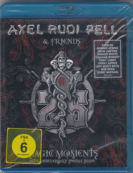 Late Show" Blu-ray cover with ornate silver design and band names.