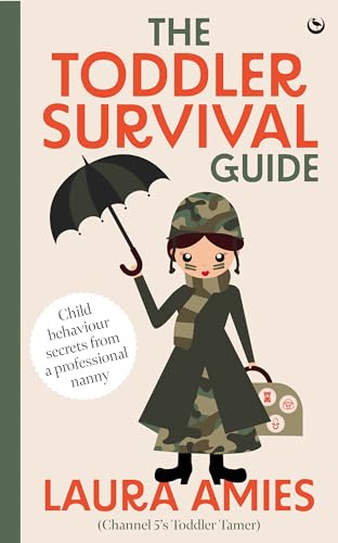 Book cover: “The Toddler Survival Guide” with illustrated child in camouflage.