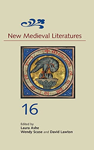 Book cover: "New Medieval Literatures 16" with a raven illustration.