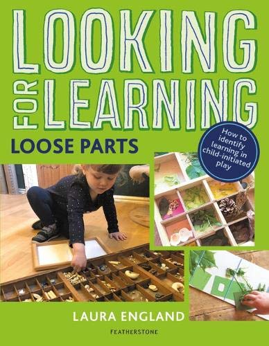 Book cover with a child playing with small, natural objects.