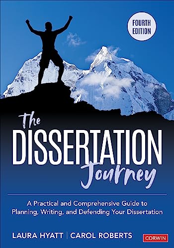 Book cover: “The Dissertation Journey,” fourth edition, with mountain imagery.