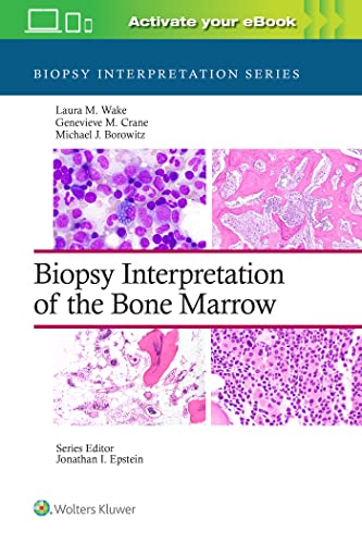 Book cover: "Biopsy Interpretation of the Bone Marrow" with microscopic images.