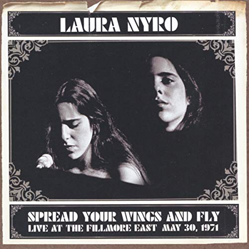 CD cover for Laura Nyro’s “Spread Your Wings and Fly” with two portraits.