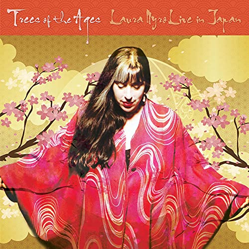 Album cover for Laura Nyro’s “Trees of the Ages” featuring a woman in red.