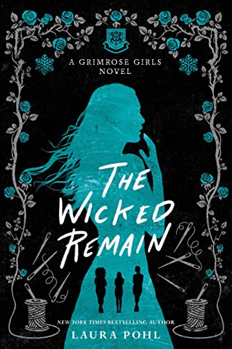 Book cover featuring a teal silhouette of a girl against a black background.