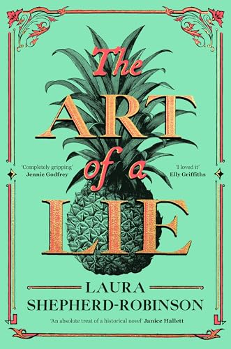 Book cover with a pineapple illustration, gold text, and a light green background.