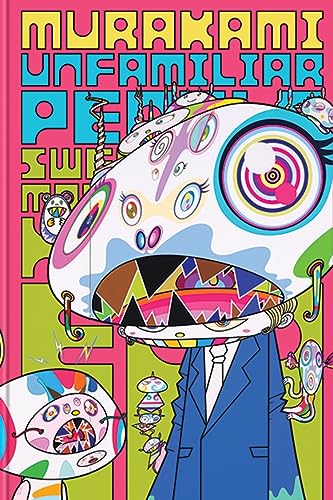 Book cover featuring Takashi Murakami’s colorful, surrealist artwork of a monster and man.