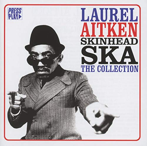 Laurel Aitken album cover: a man in a suit and hat pointing.
