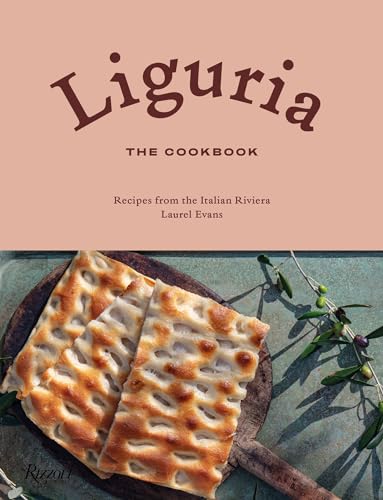 Cookbook cover with focaccia bread and olive branch illustration.