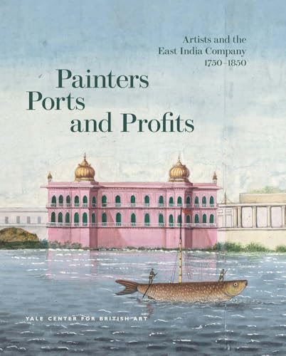 Book cover showing a pink palace by a river with a fish-shaped boat.