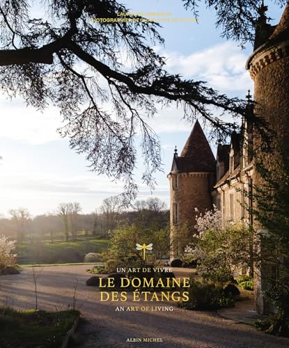 Book cover featuring a chateau framed by tree branches and greenery.
