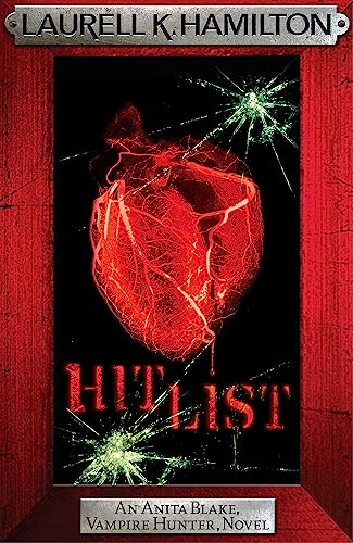 Book cover: "Hit List" with a cracked red heart and green sparks.