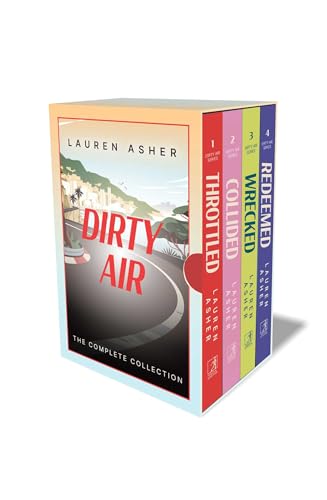 Boxed set of four romance novels, "Dirty Air" series by Lauren Asher.