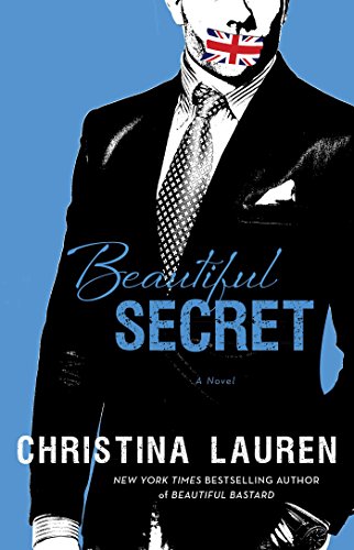 Book cover: man with Union Jack over mouth, title “Beautiful Secret”.