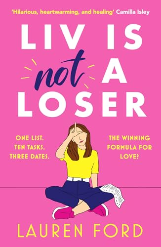 Book cover: “Liv Is Not A Loser” with illustration of a woman.