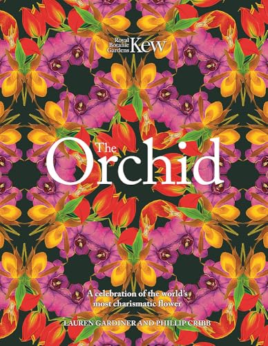 Book cover with vibrant orchid illustrations and white title text.