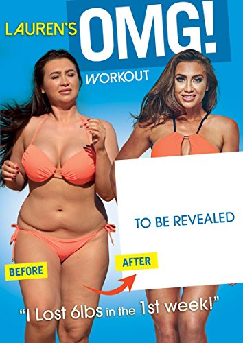 "Fitness DVD cover featuring a woman in a bikini before and after weight loss."