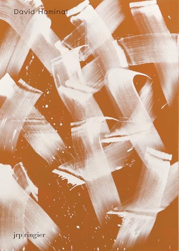 Book cover with abstract orange and white brushstroke design.