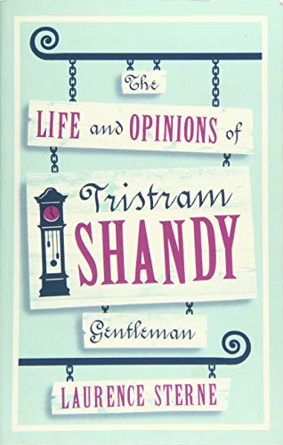 Book cover for “The Life and Opinions of Tristram Shandy” by Laurence Sterne.