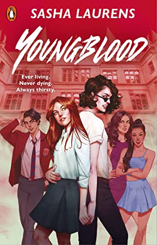 Book cover: "Youngblood" featuring four young people in school uniforms.