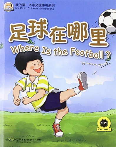 Book cover: illustrated boy kicking a football on a green field.