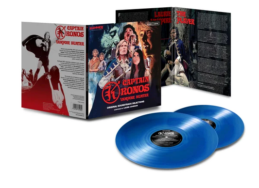 Vinyl record set for "Captain Kronos Vampire Hunter" with red cover art.