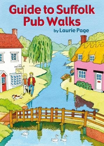 Pocket guide cover with illustration of people walking by a river.