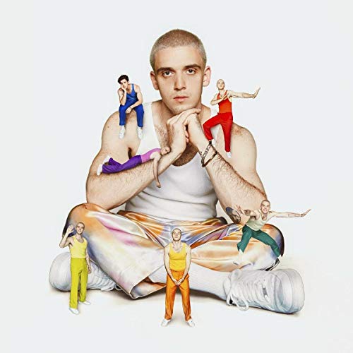 Album cover for Lauv's "How I'm Feeling" featuring a man with miniature figures.