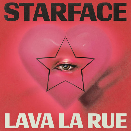 STARFACE" CD cover by Lava La Rue, featuring an eye within a star.