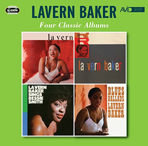 CD cover featuring portraits of Lavern Baker and album artwork collage.