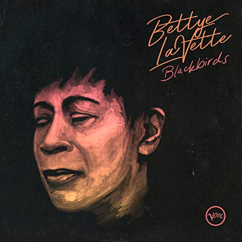 Painted portrait of Bettye LaVette, album cover for "Blackbirds" CD.
