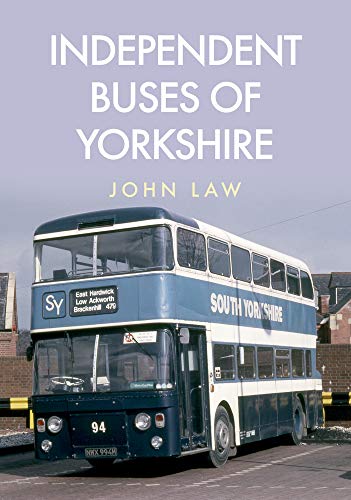 Book cover featuring a vintage blue and white double-decker South Yorkshire bus.