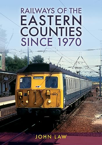Book cover featuring a yellow and blue train at a station platform.