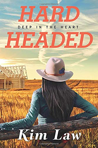 Book cover: woman in hat looks at distant farm and storm.