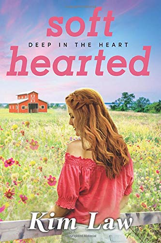 Book cover: woman in a field, red barn in the distance.
