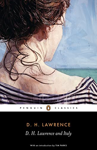 Book cover: painting of a woman’s back, title “D. H. Lawrence and Italy.”