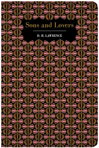 Book cover for "Sons and Lovers" by D.H. Lawrence, patterned design.