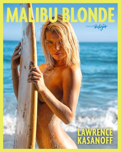 Book cover featuring a blonde woman with a surfboard on a beach.
