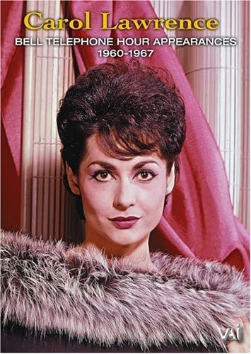 DVD cover featuring Carol Lawrence in a pink dress with fur stole.