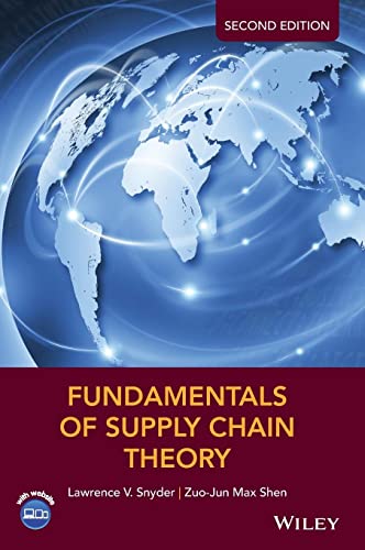 Book cover: "Fundamentals of Supply Chain Theory," second edition, with world map.