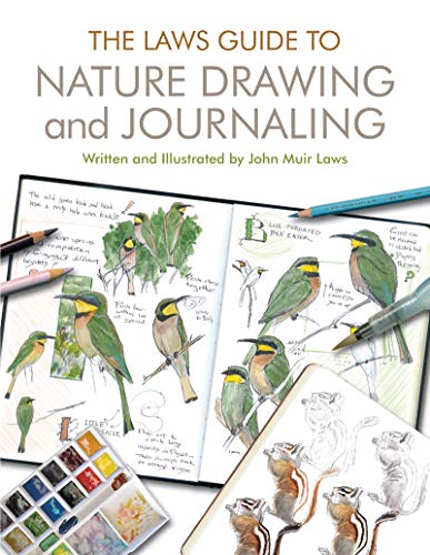 Book cover featuring watercolor bird and animal sketches with art supplies.