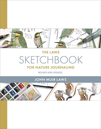 Book cover featuring bird and squirrel sketches, art supplies, and text.