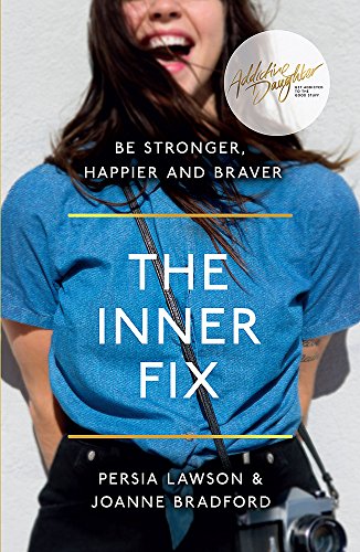 Book cover with a woman laughing, titled “The Inner Fix” in bold text.
