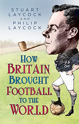 Book cover: illustrated portrait of a footballer with a pipe.