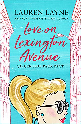 Book cover with illustrated woman in sunglasses and New York City buildings.