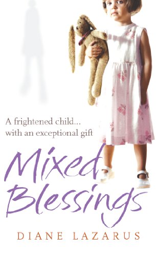 Book cover: young girl holding a teddy bear, with a shadow figure.
